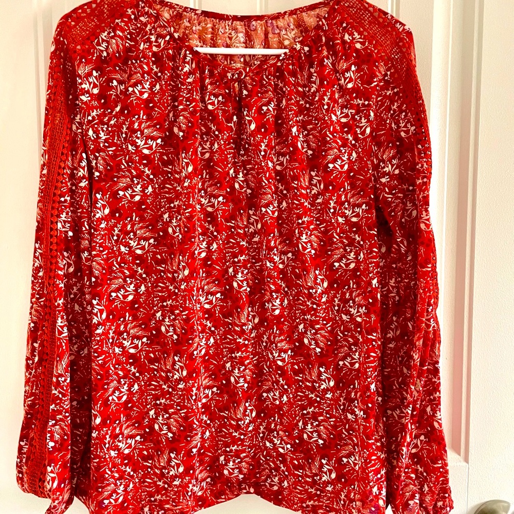 Bright and printed top